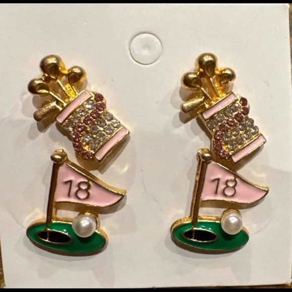 ⛳️ Golf Earrings ⛳️ - Picture 5 of 5